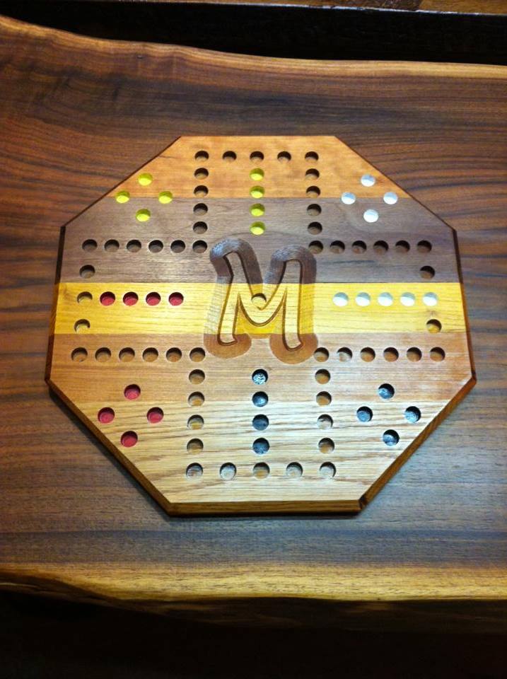 21+ Wooden Aggravation Board Game